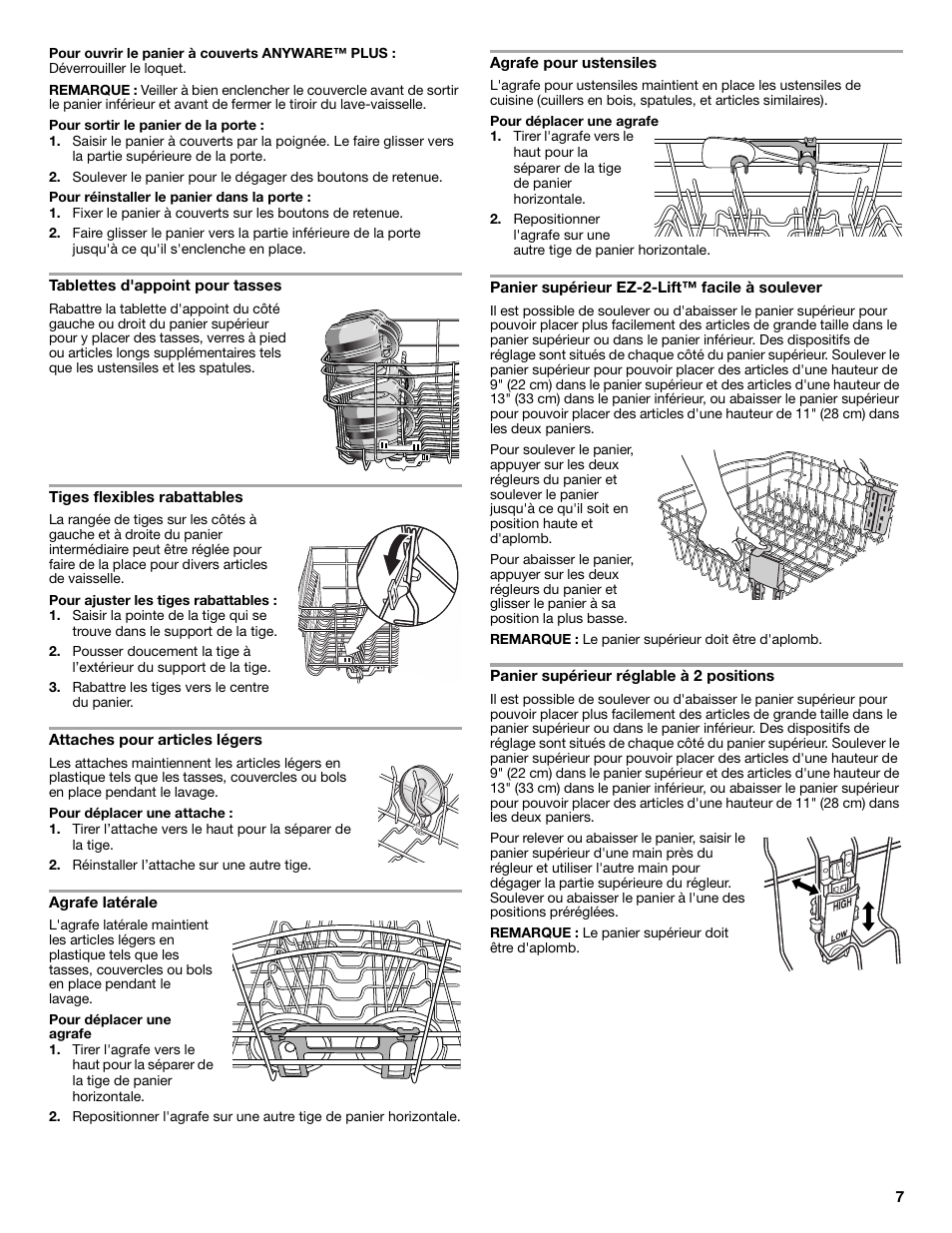 Whirlpool quiet partner iii Manuel d'utilisation Page 17 / 20 Mode